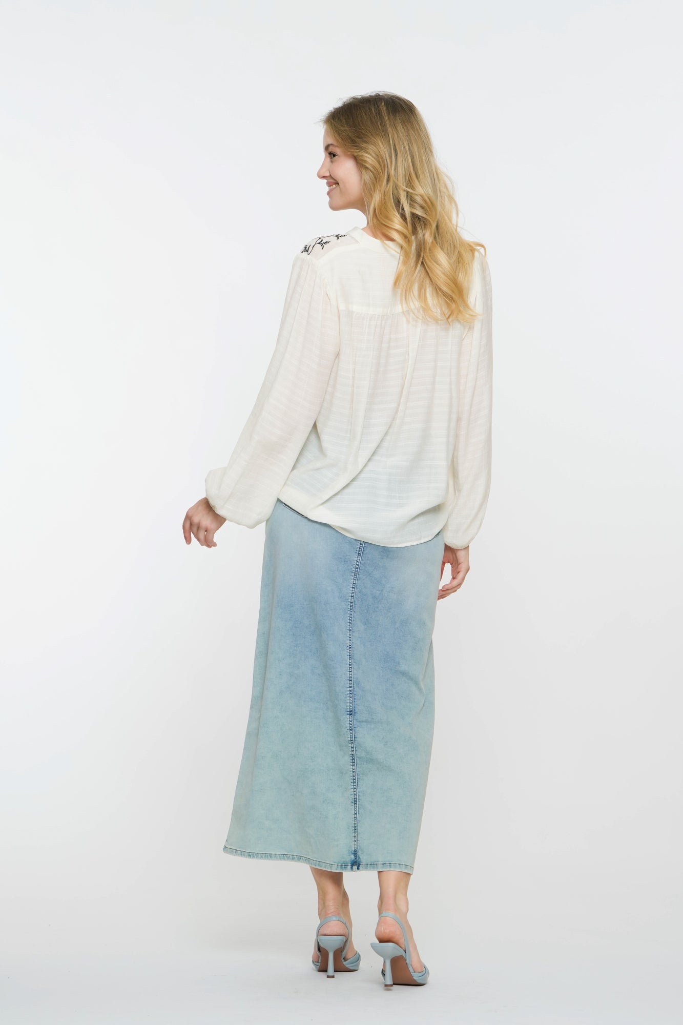 Geisha Fashion dames wijde midi rok