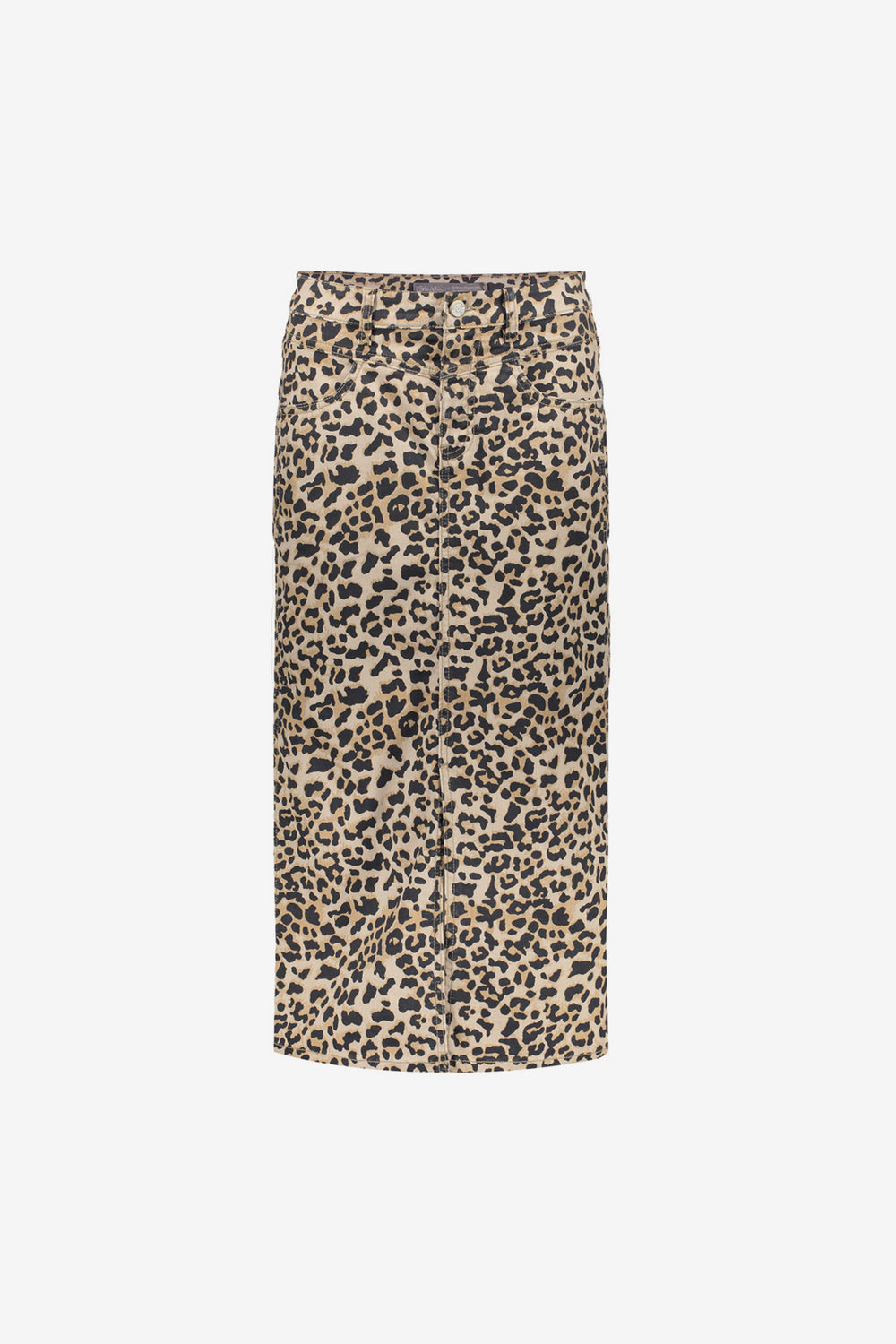 Geisha Fashion dames luipaardrok met split