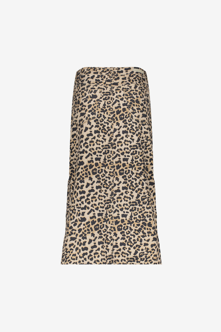 Geisha Fashion dames luipaardrok met split
