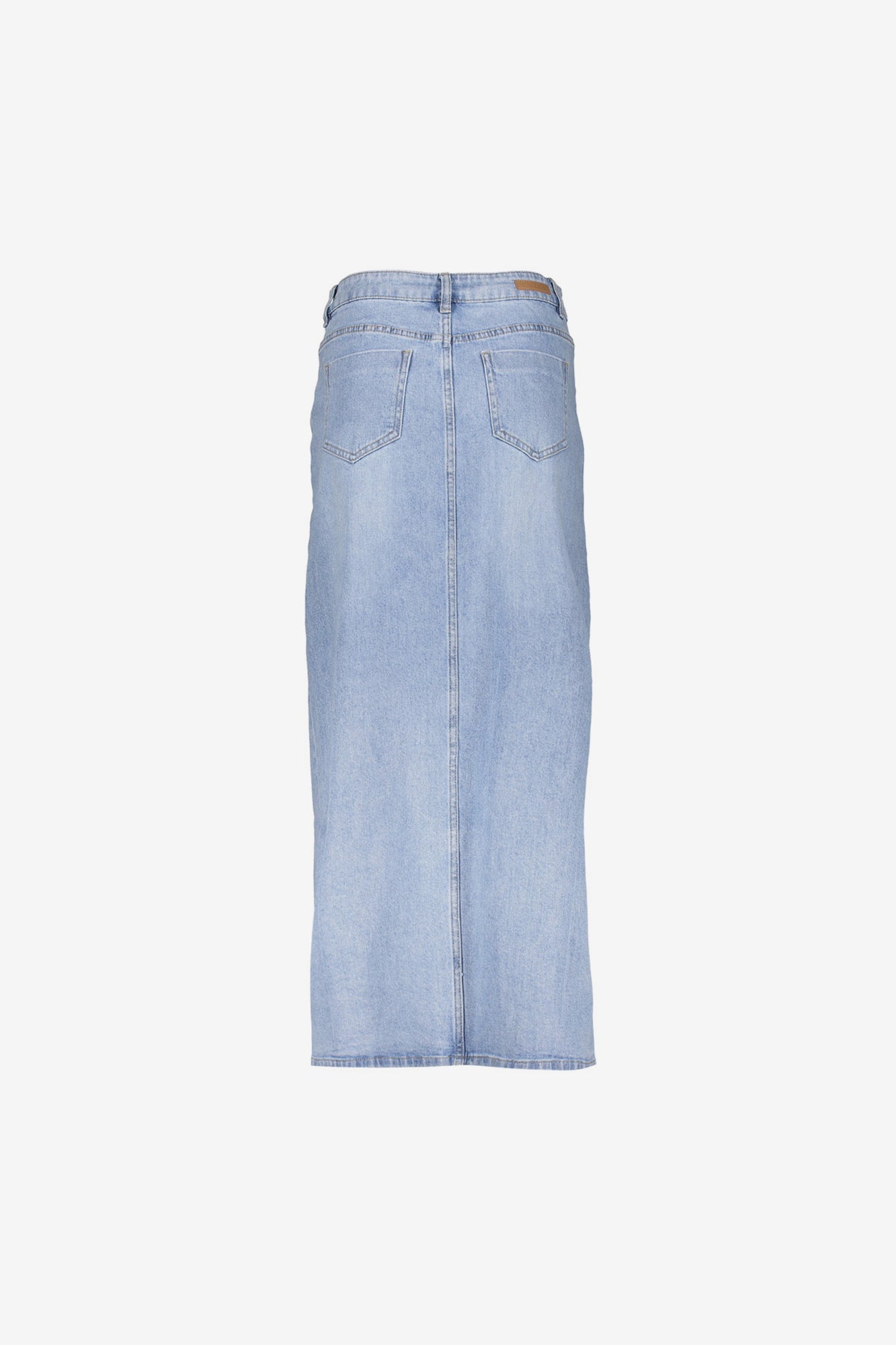Geisha Fashion dames lange jeansrok met zakken