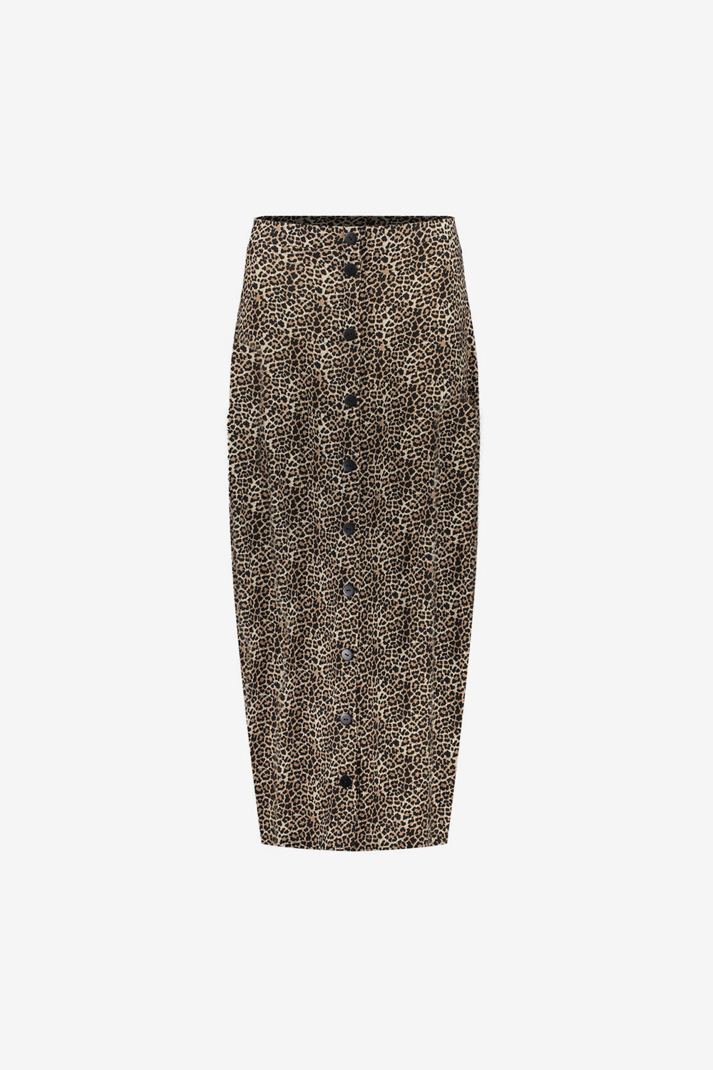 Geisha dames leopard rok met knoopjes
