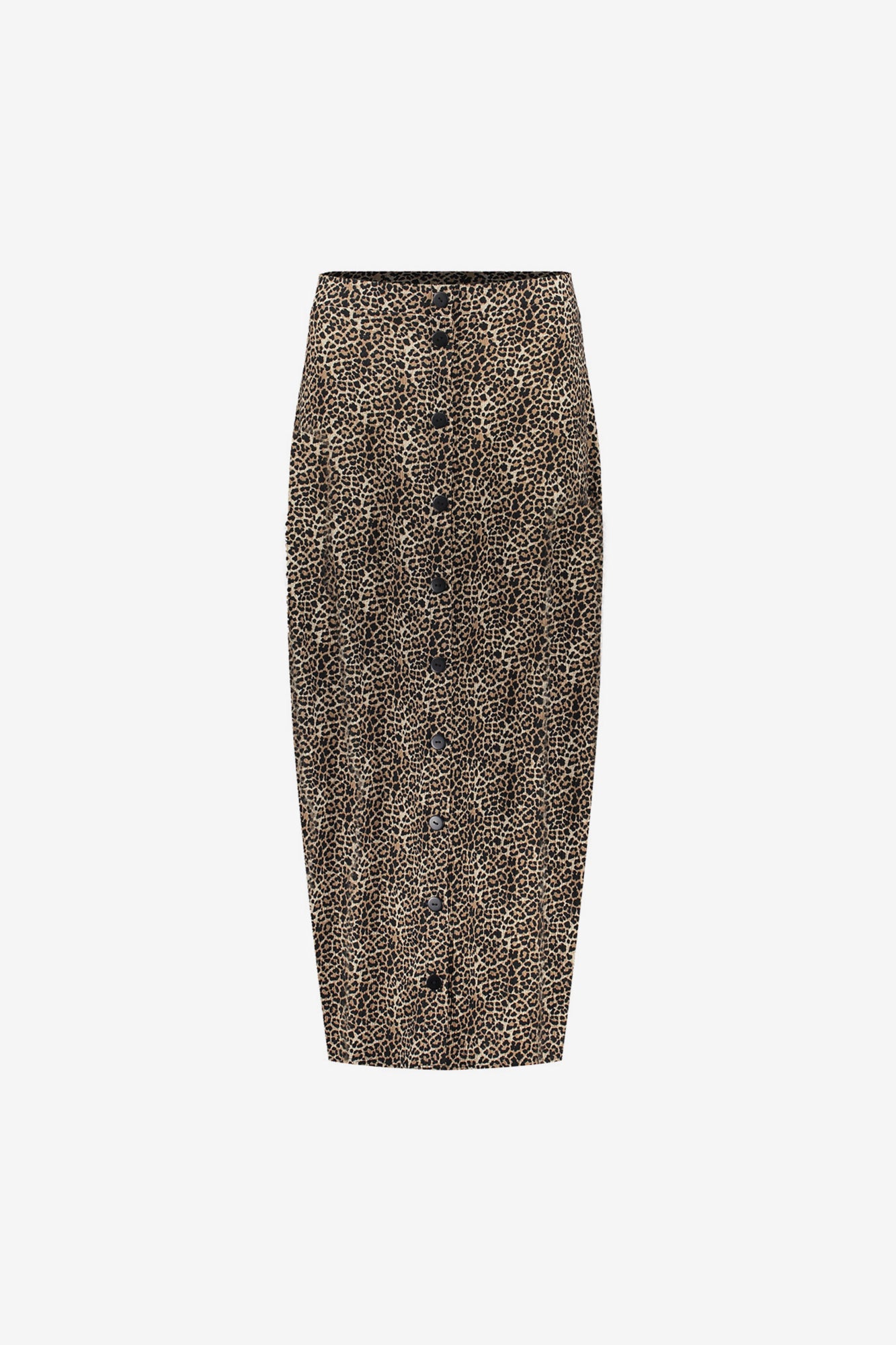 Geisha dames leopard rok met knoopjes