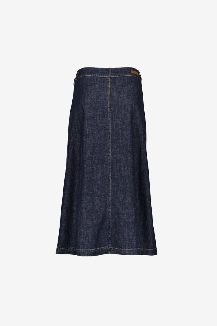 Geisha dames denim overslag rok