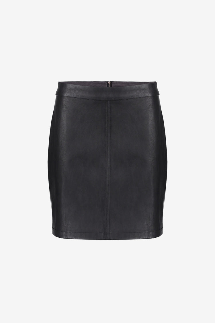 Geisha dames mini leather look skirt