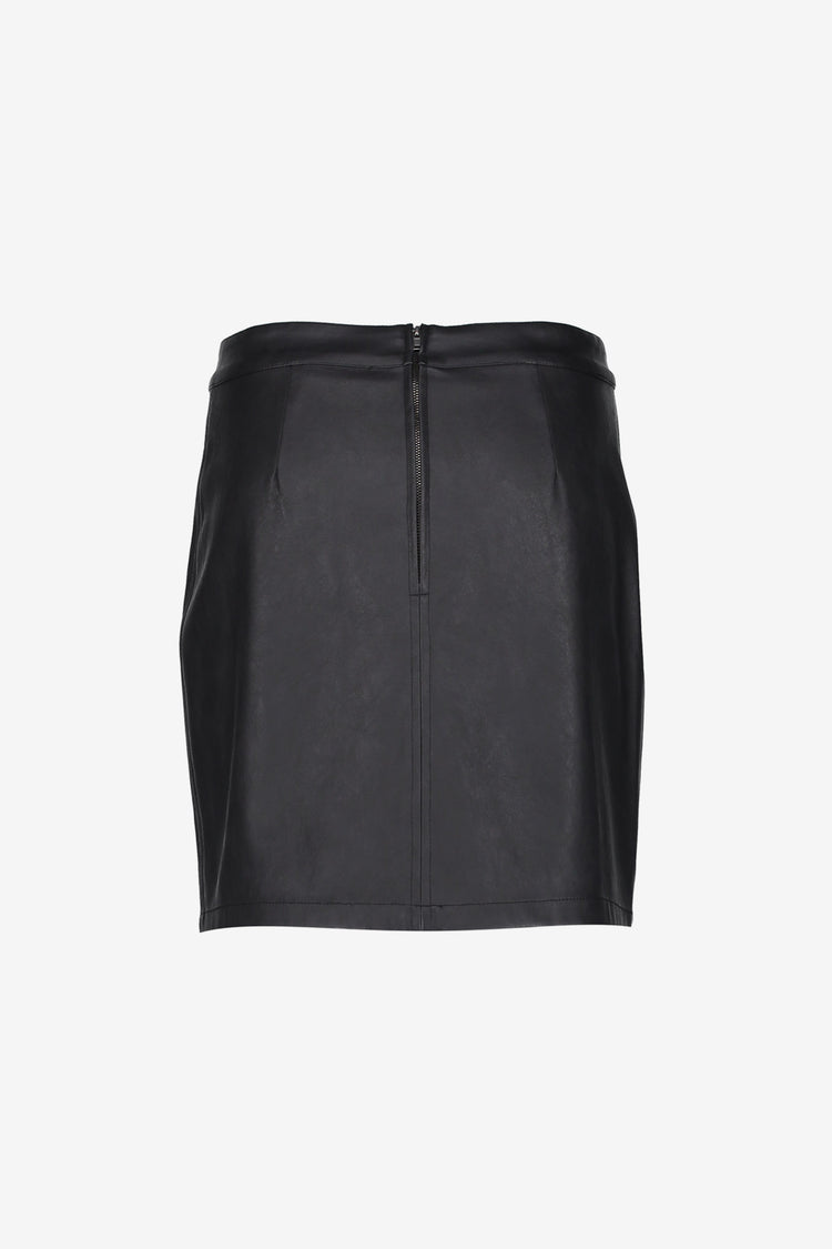 Geisha dames mini leather look skirt