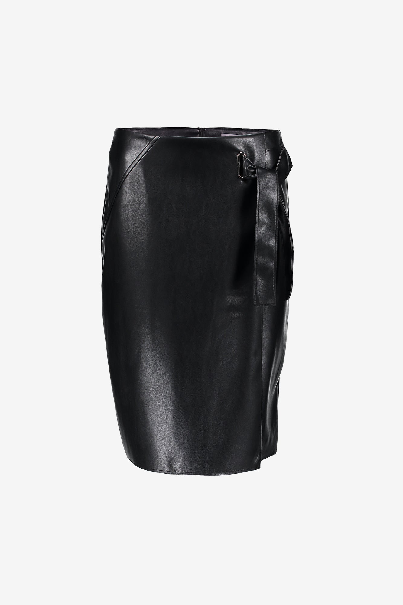Geisha dames PU skirt met leather look