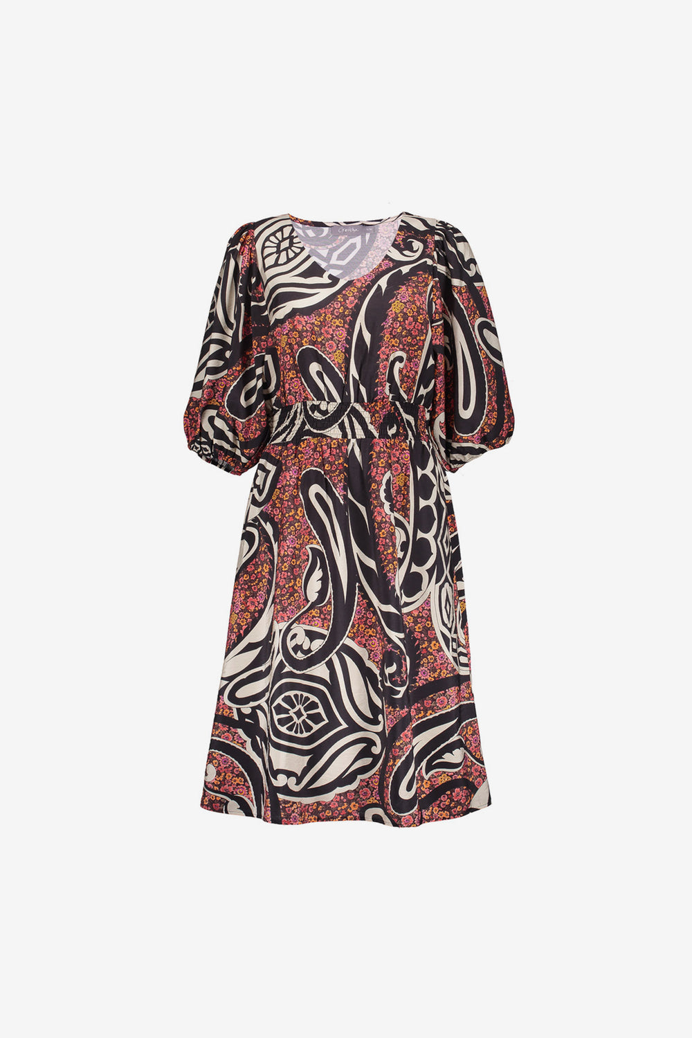 Geisha Fashion damesjurk met paisleyprint midi