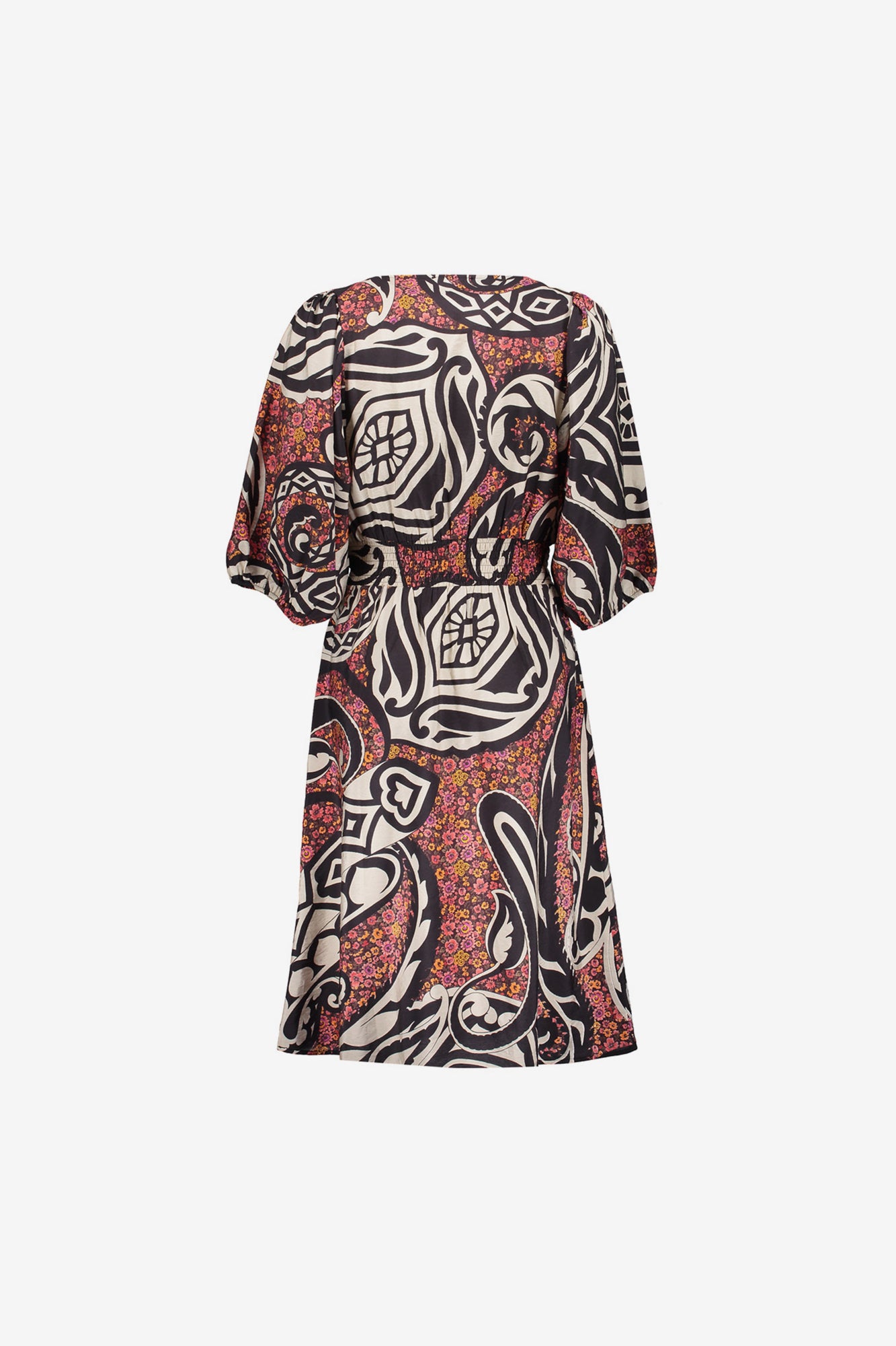 Geisha Fashion damesjurk met paisleyprint midi