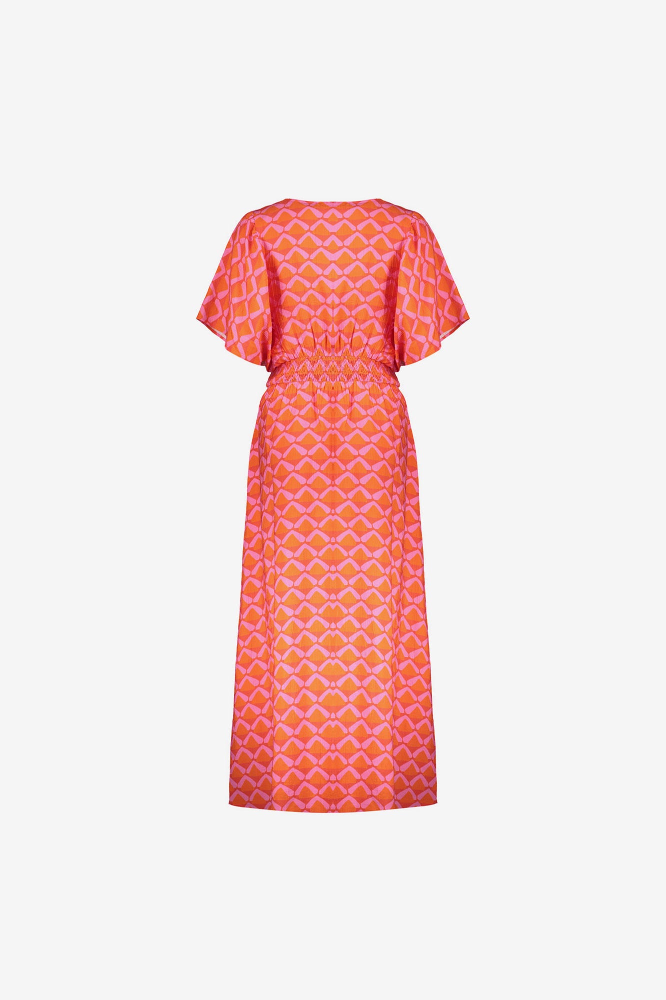 Geisha Fashion damesjurk met koraalprint