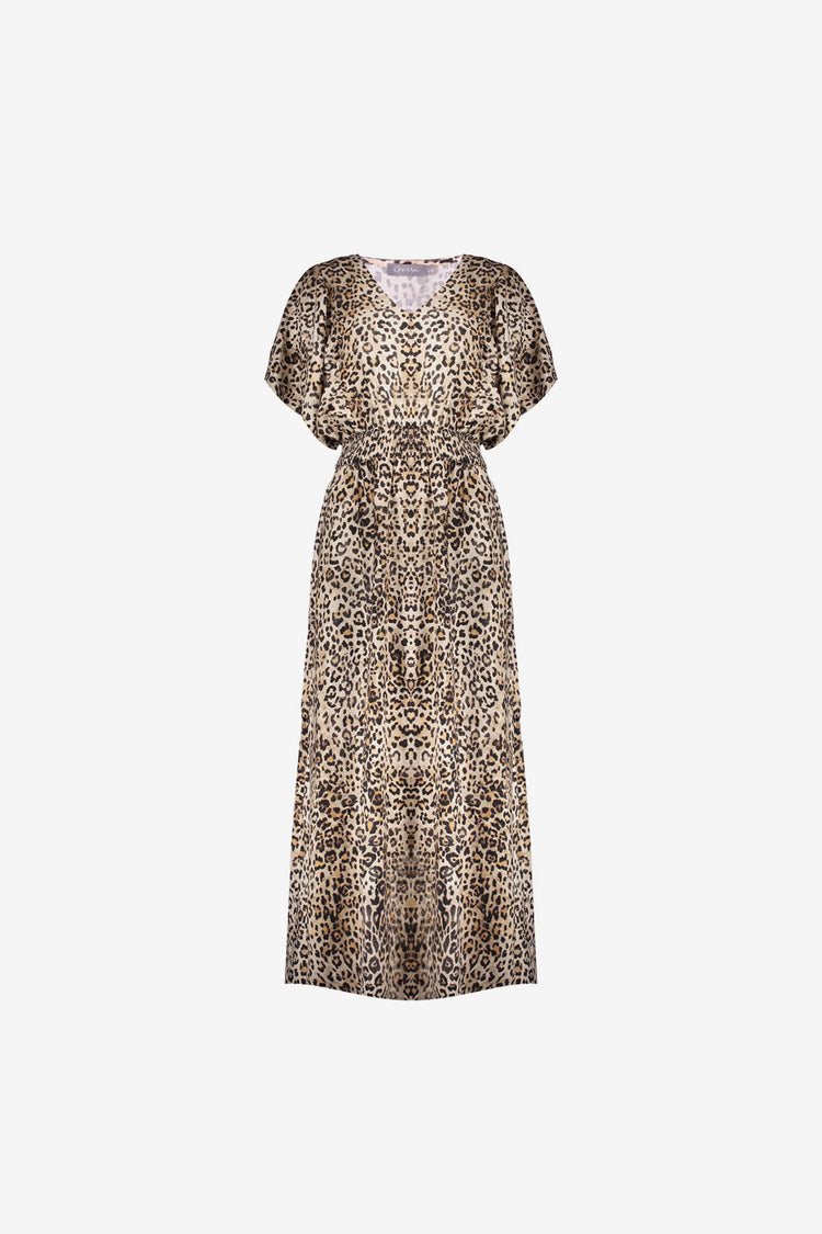 Geisha Fashion damesjurk met panterprint