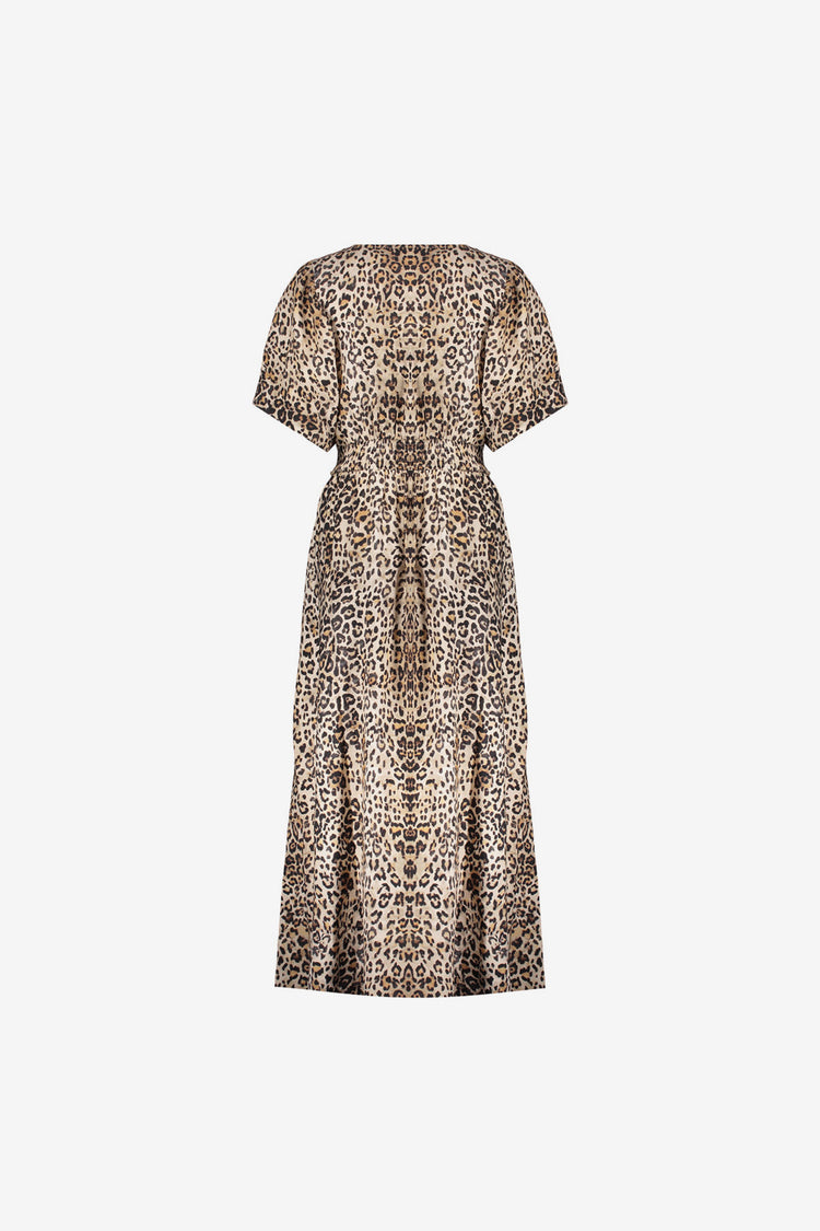 Geisha Fashion damesjurk met panterprint