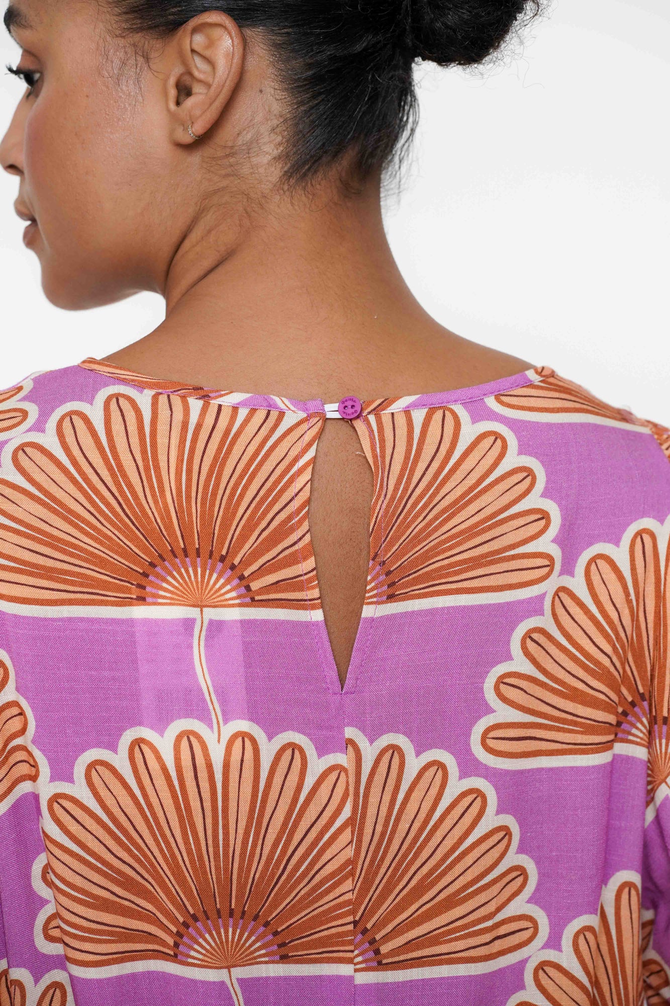 Geisha Fashion damesjurk met mandalabloemen