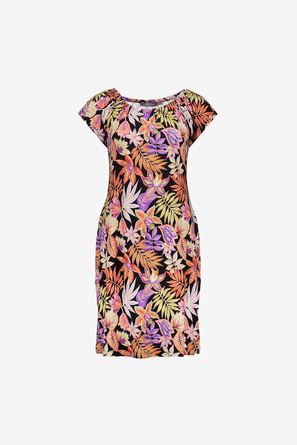 Geisha Fashion dames midi-jurk met aangeknipte mouwen