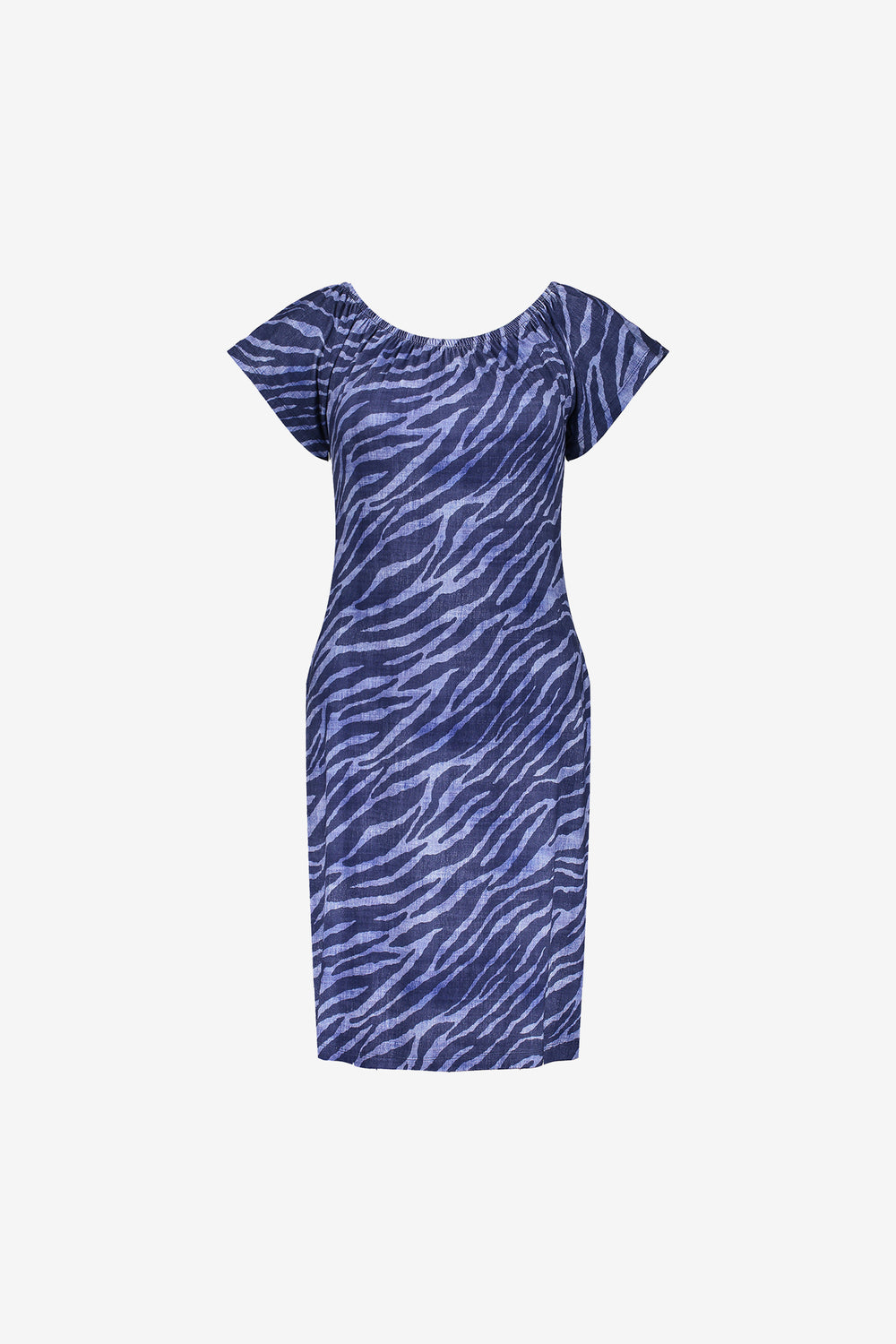 Geisha Fashion dames midi-jurk met elastische hals