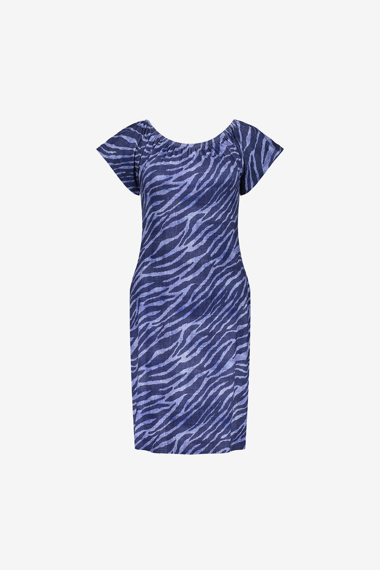 Geisha Fashion dames midi-jurk met elastische hals