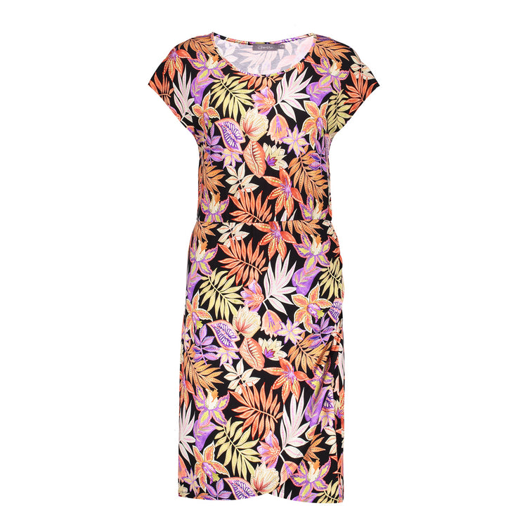 Geisha Fashion dames jurk met print - soepelvallend
