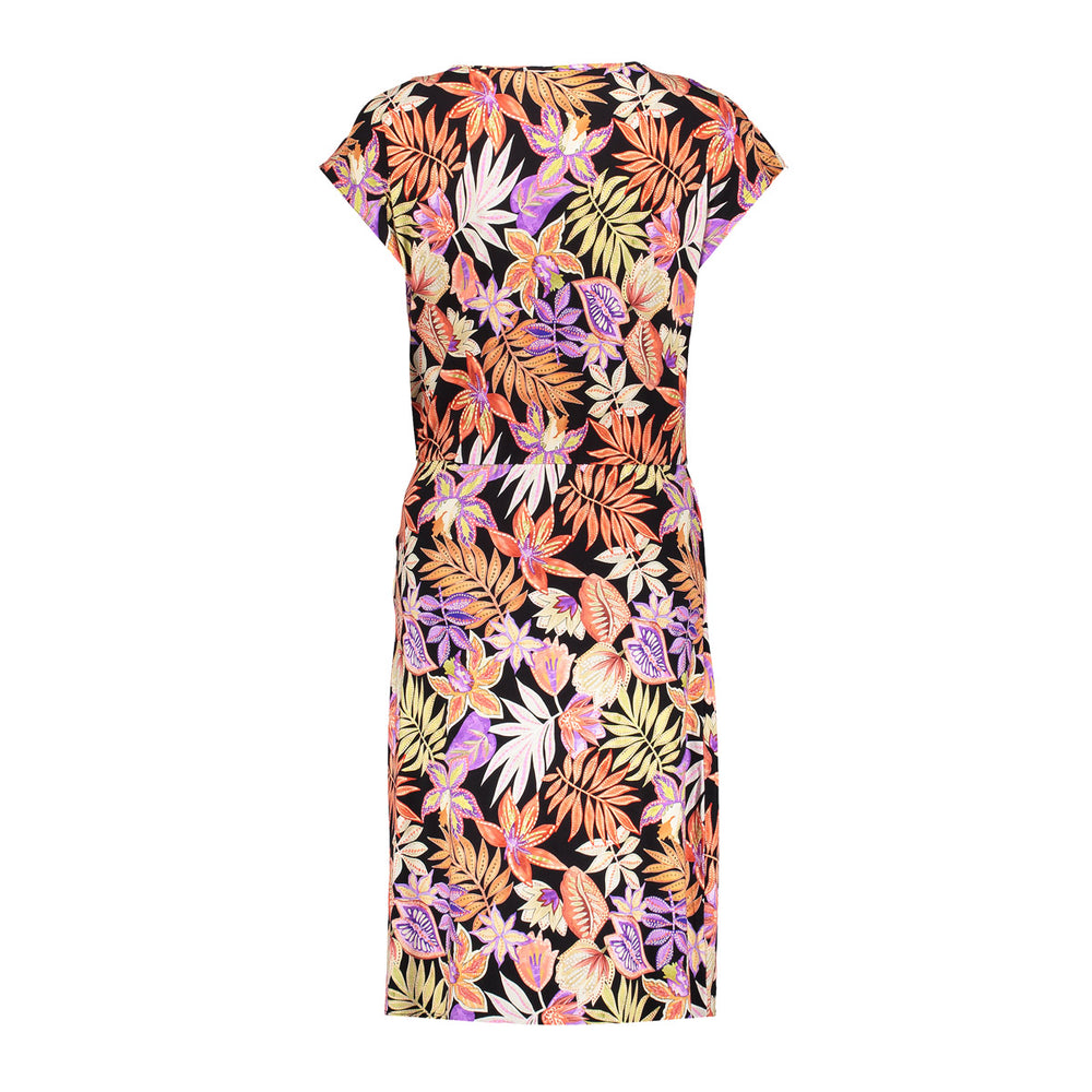 Geisha Fashion dames jurk met print - soepelvallend