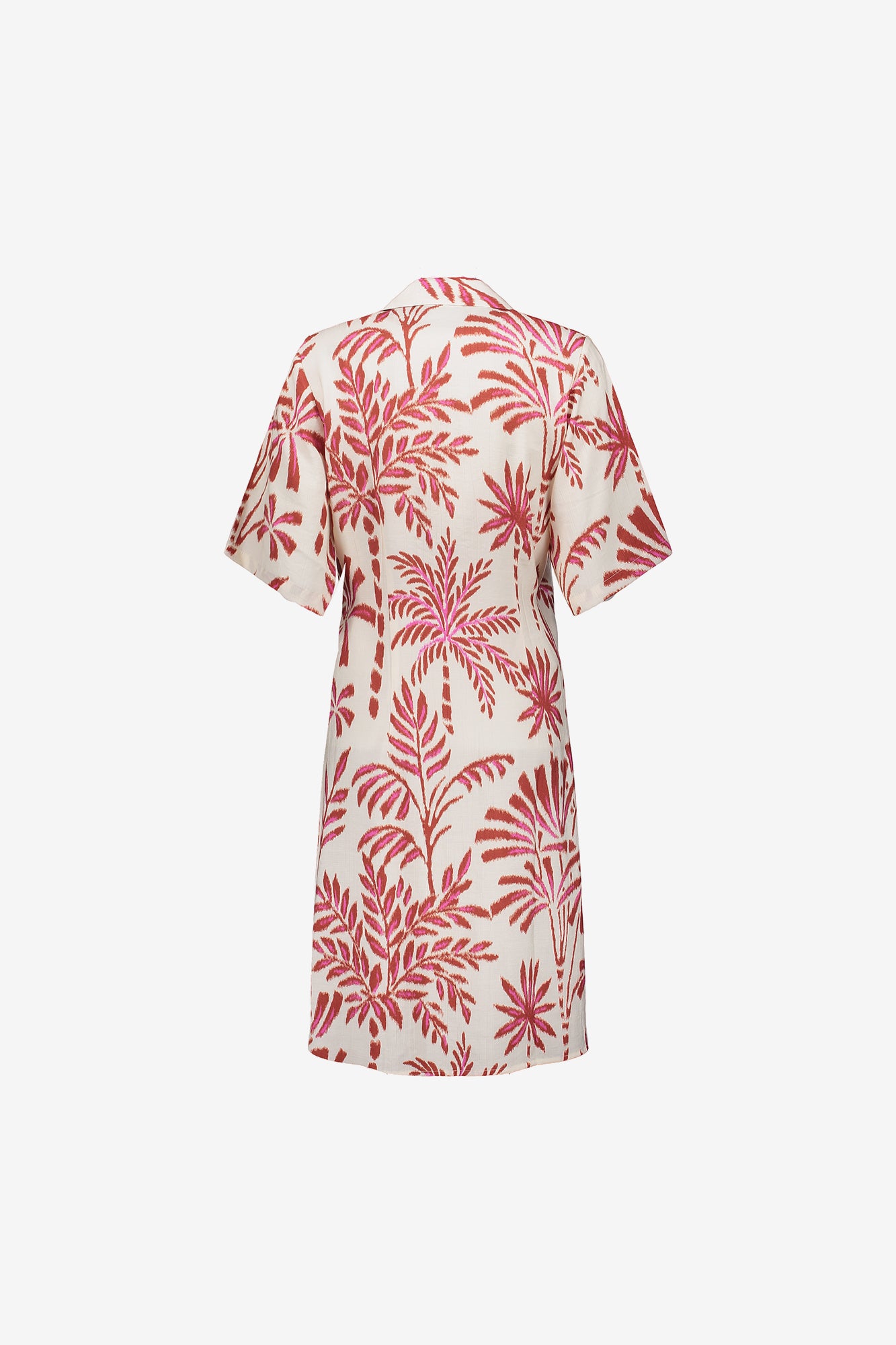Geisha dames kaftan overslagjurk met palmprint