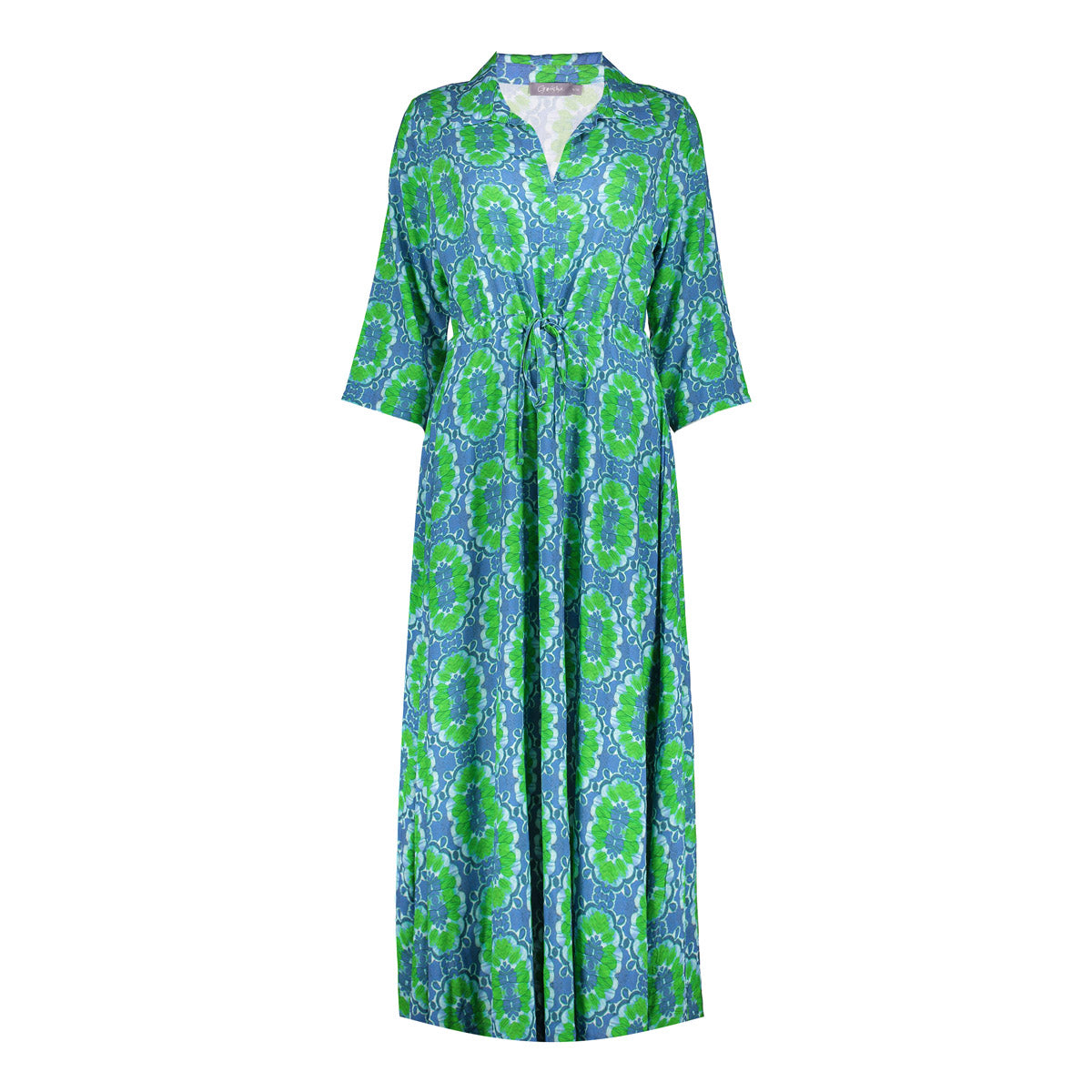 Geisha Fashion dames maxi-jurk met elegante print