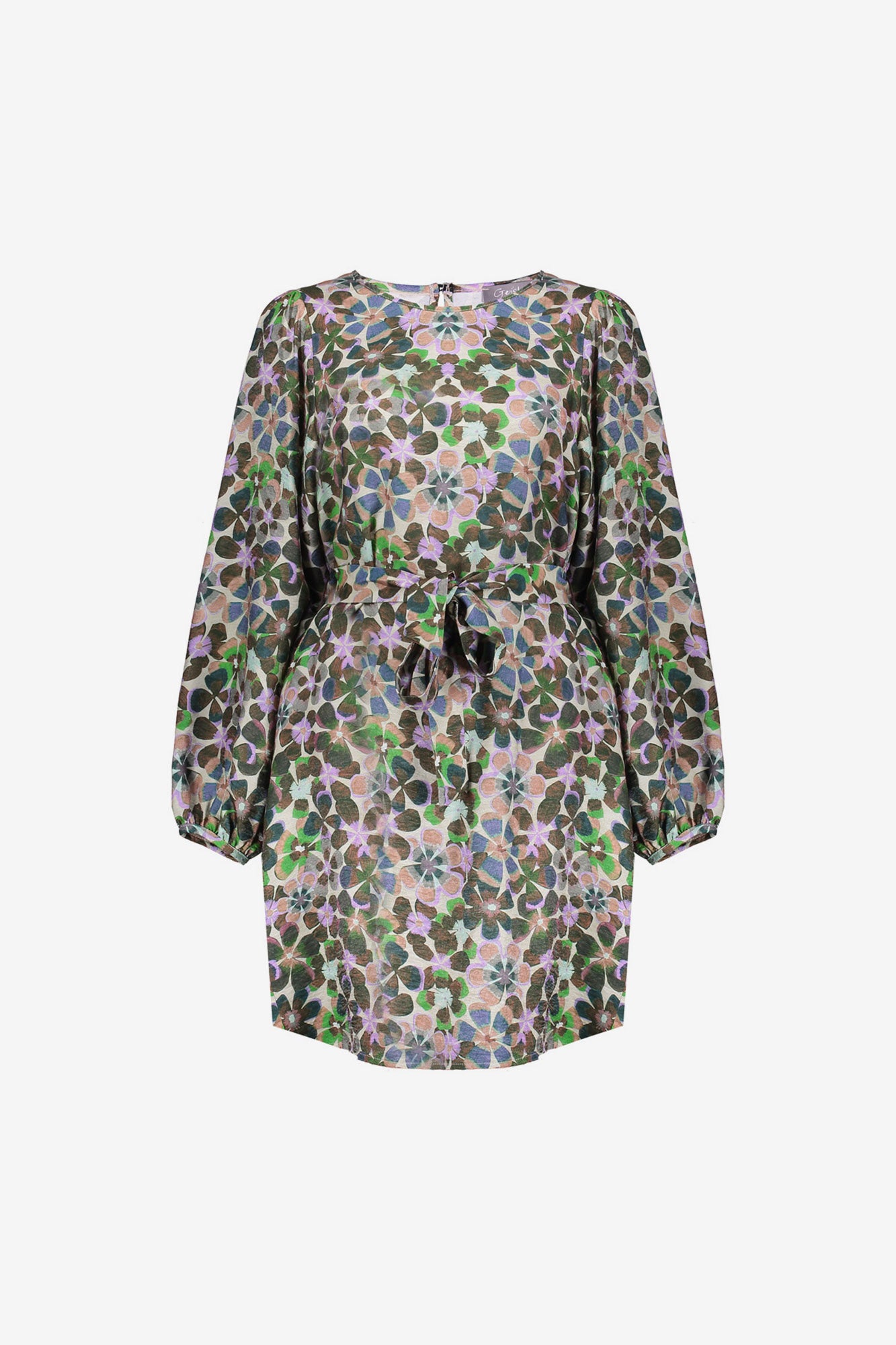 Geisha dames jurk met bloemenprint