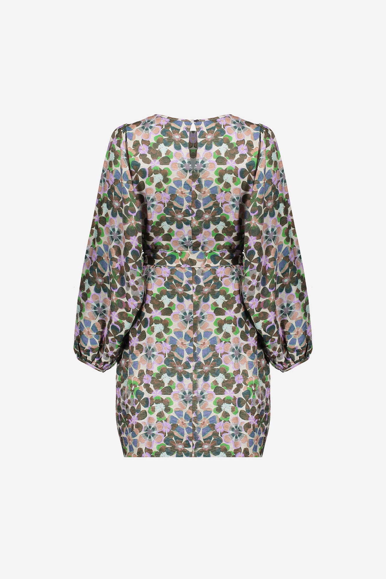 Geisha dames jurk met bloemenprint