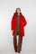 Geisha dames donzen parka met opstaande kraag