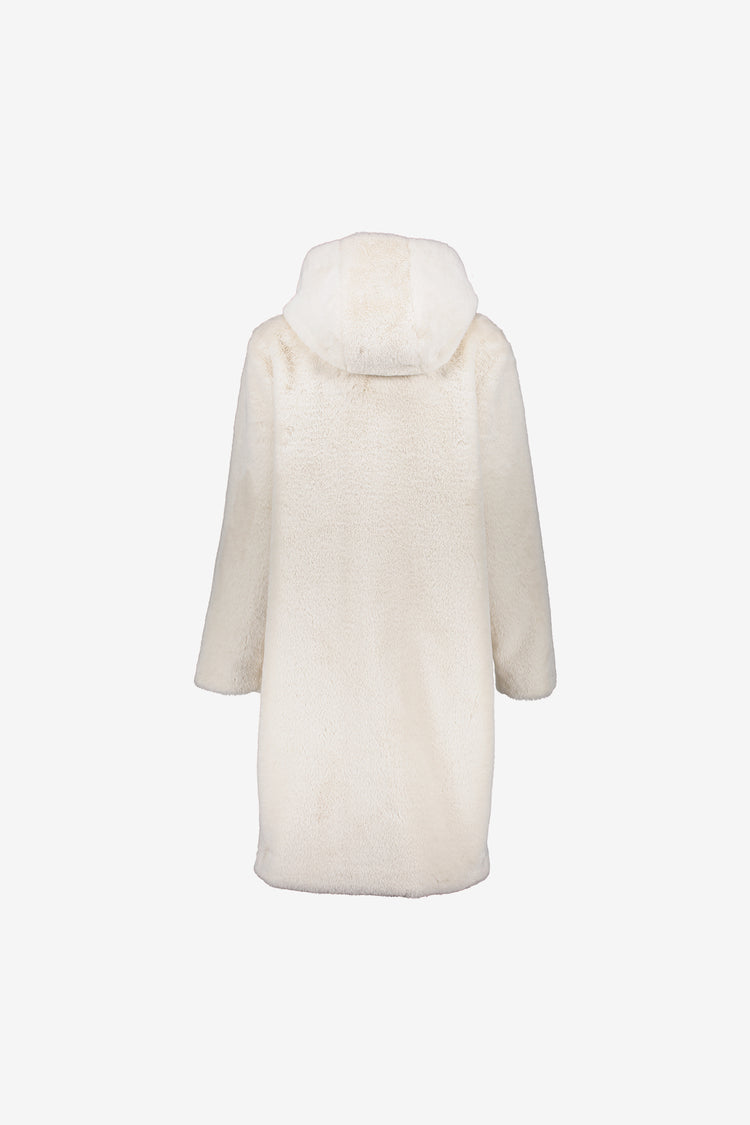 Geisha dames faux fur mantel jas