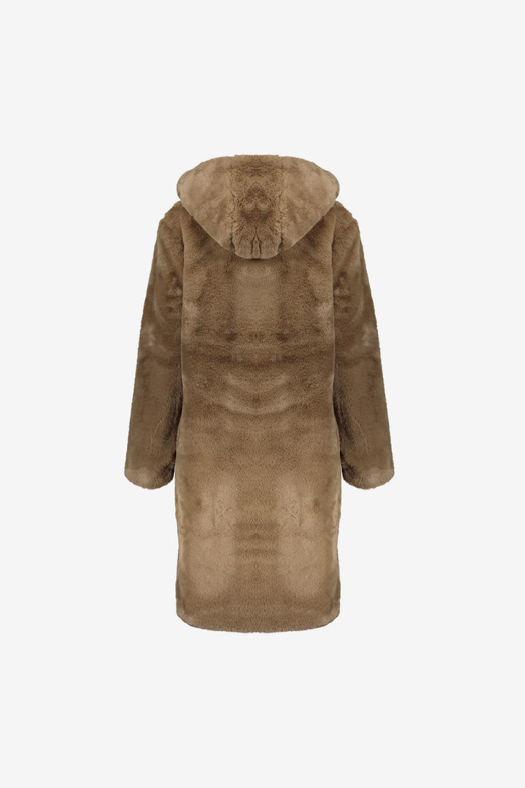 Geisha dames faux fur mantel