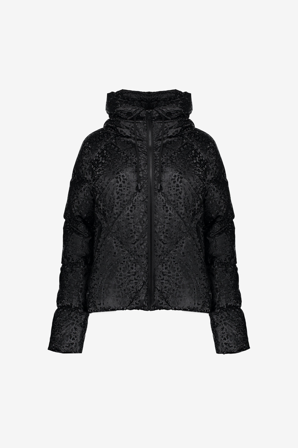 Geisha dames leopard padded donsjas