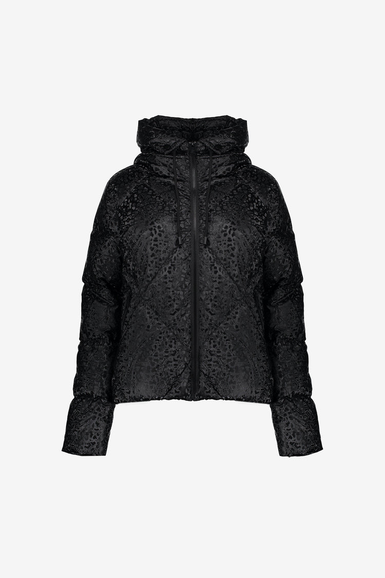Geisha dames leopard padded donsjas