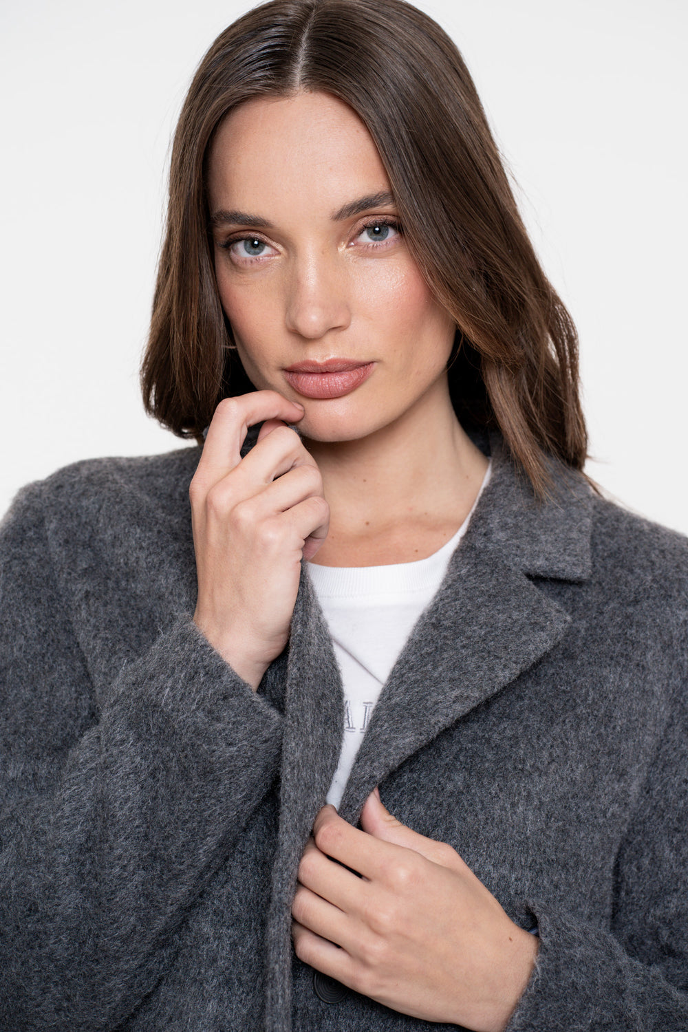 Geisha dames mohair look blazer