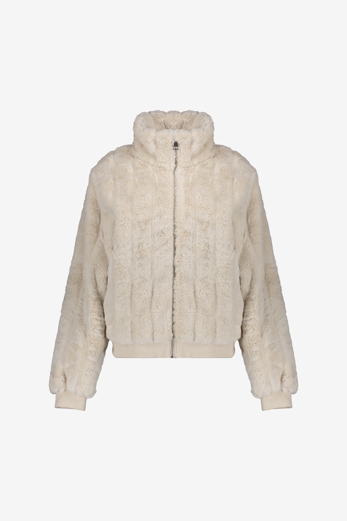 Geisha dames short faux fur jas