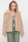 Geisha dames kort furry jacket