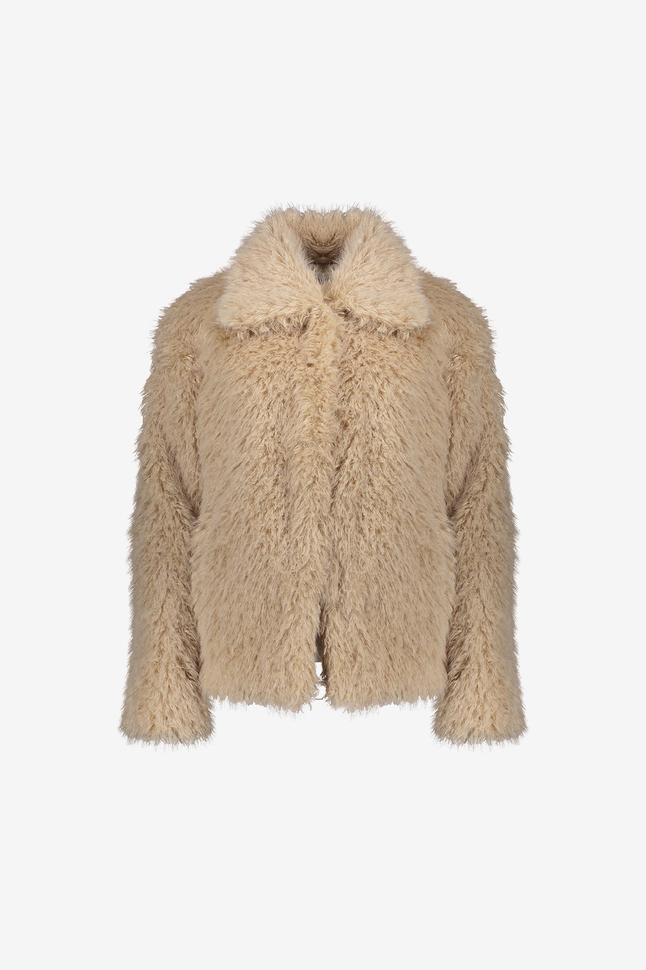 Geisha dames kort furry jacket