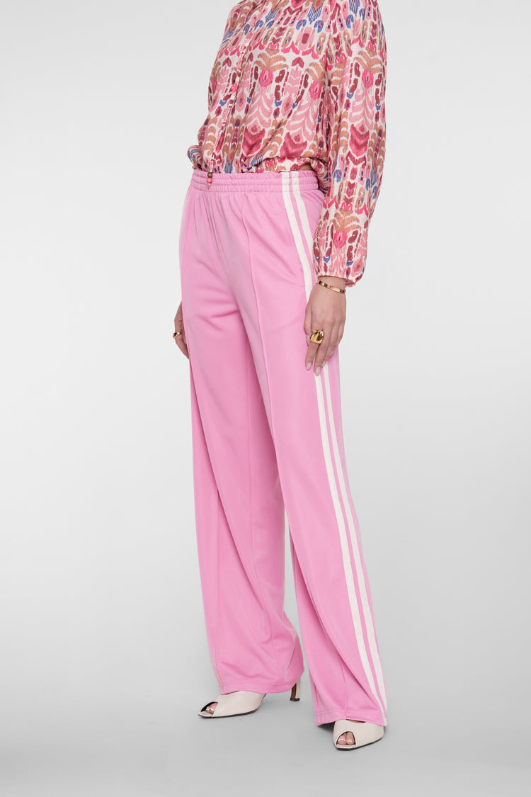 Geisha wijde trackpants met bies