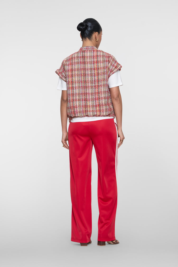 Geisha wijde trackpants met bies