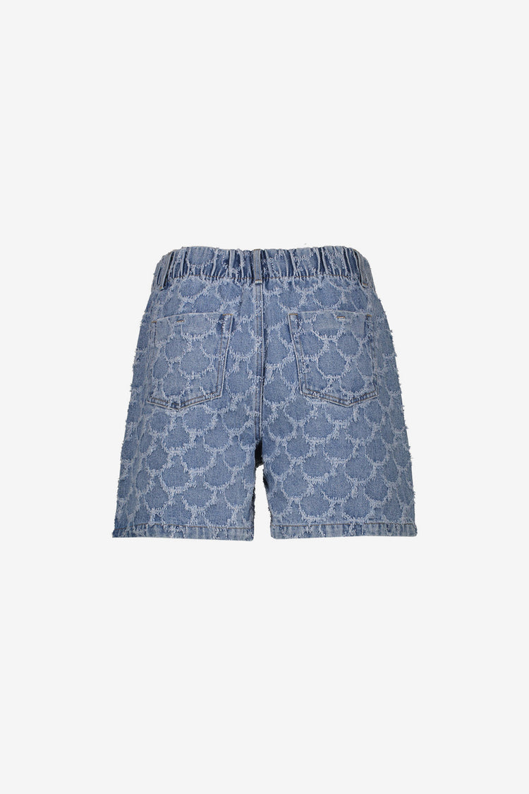 Geisha jacquard short met loose fit