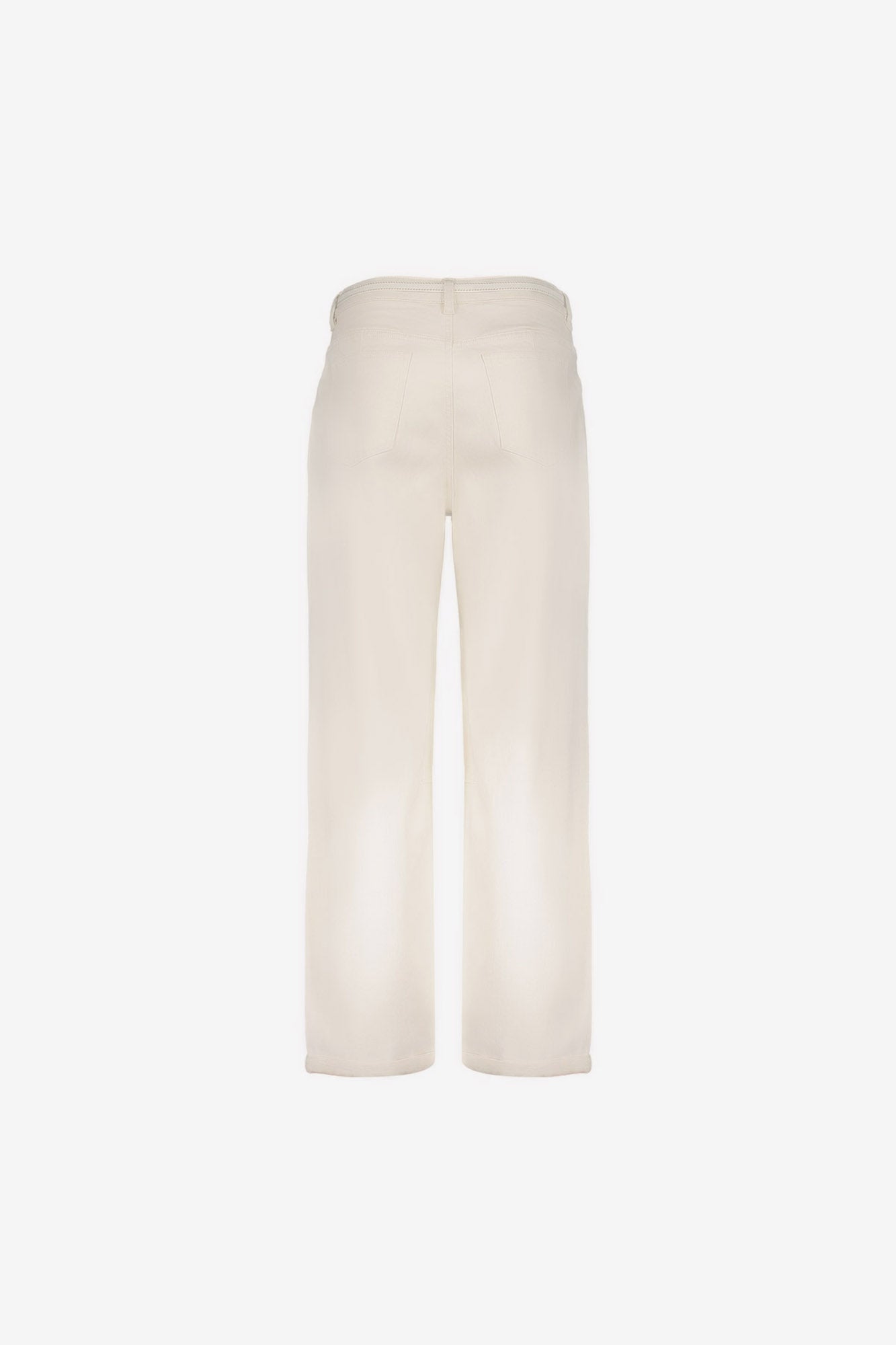Geisha jeans met relaxed fit en omslag