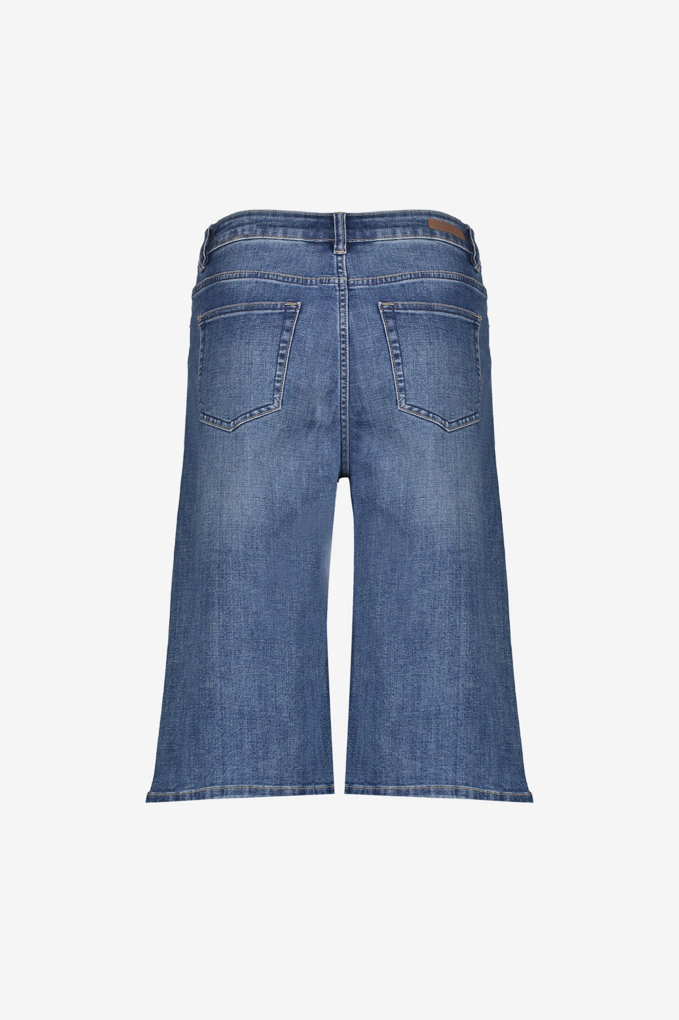 Geisha wijde denim bermuda