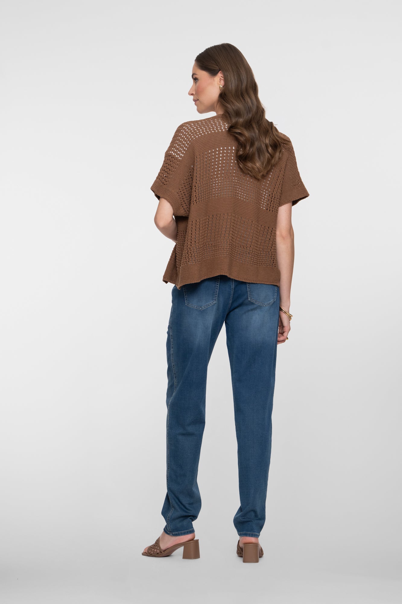 Geisha tapered jeans met patchpockets