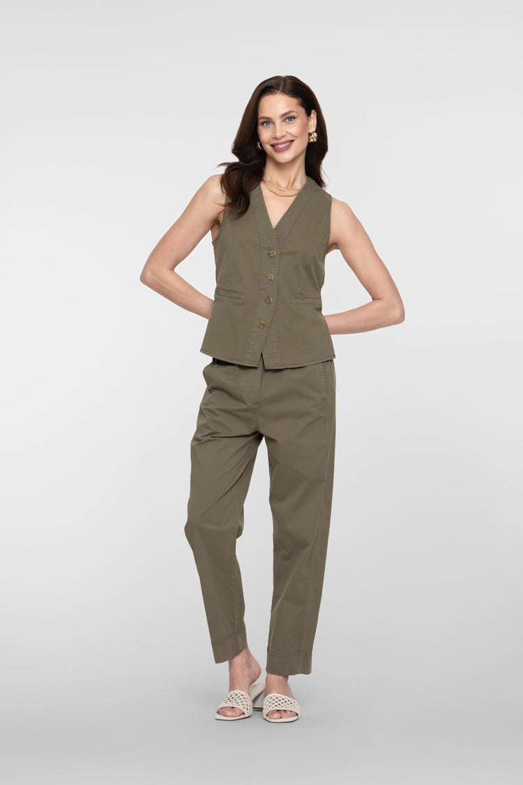 Geisha broek in army