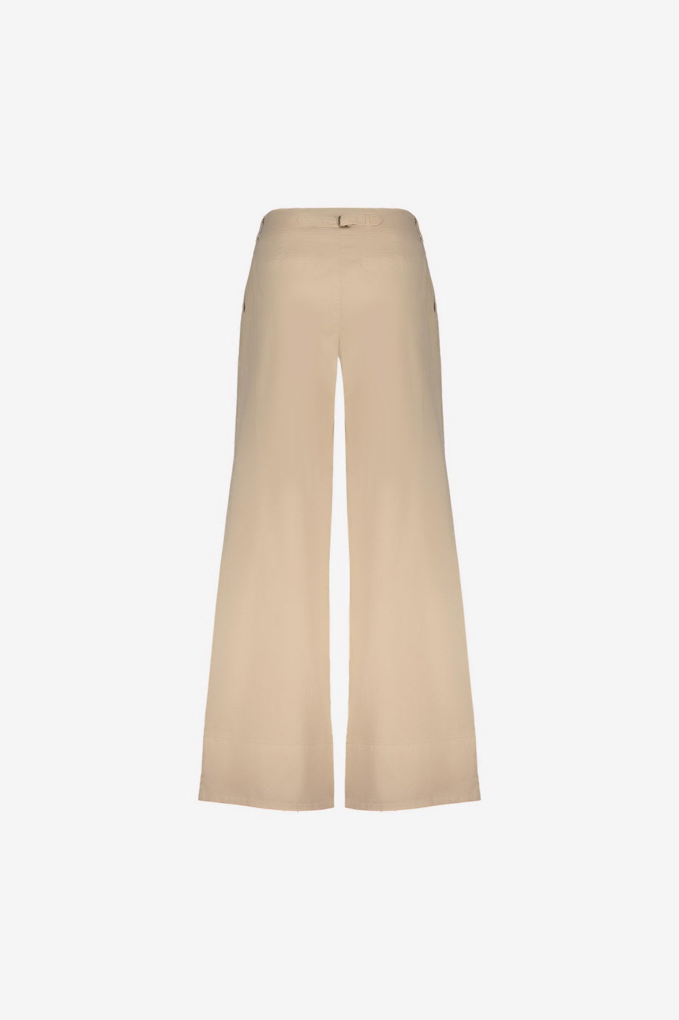 Geisha wide leg broek zandkleurig