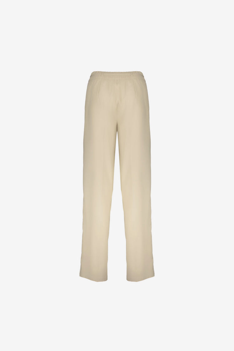 Geisha beige pantalon met strikkoord