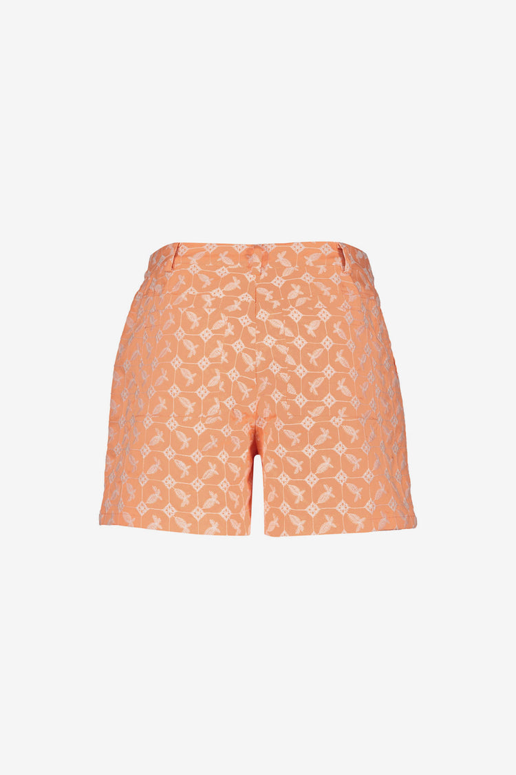 Geisha kleurrijke short met borduur