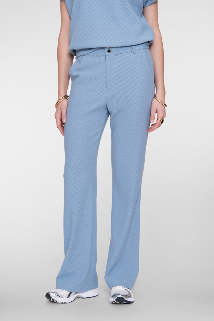 Geisha comfy broek met honeycomb structuur