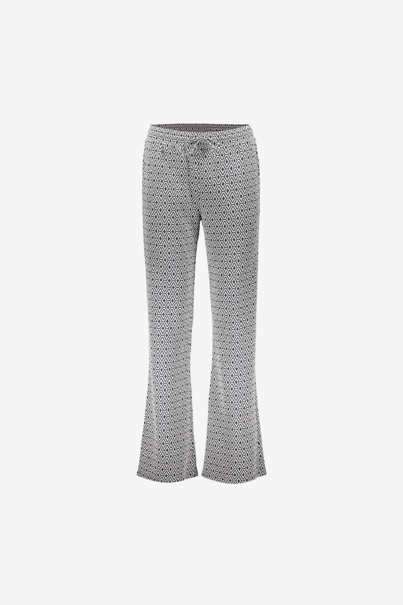 Geisha jacquard flared broek