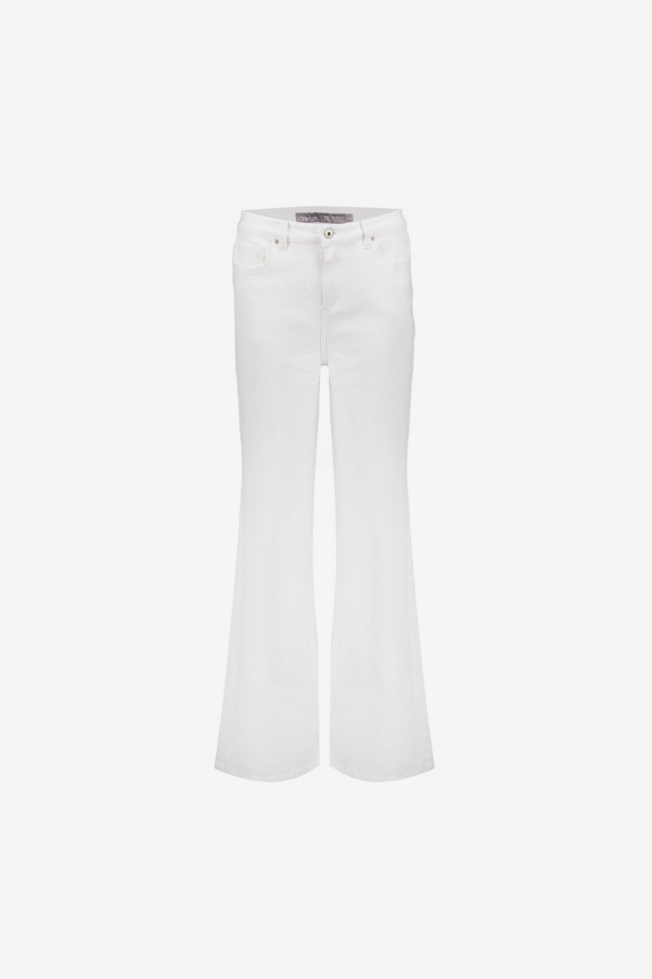 Geisha high waist jeans wit