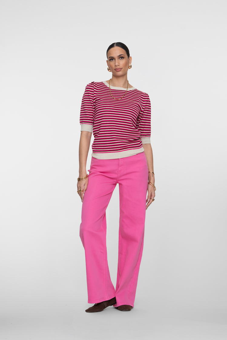 Geisha jeans high waist met straight fit