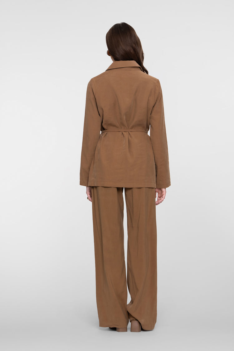 Geisha pantalon met straight leg