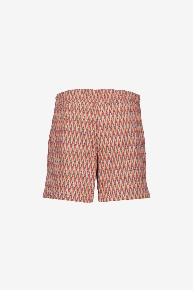 Geisha short met aztec print